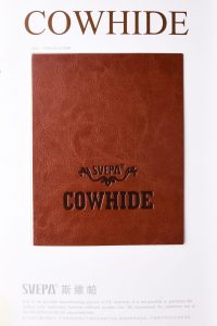 Cowhide leather look thermo pu -1