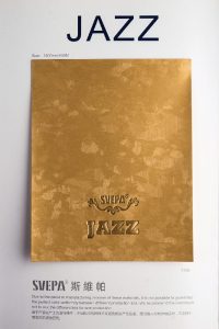 Jazz patterned thermo pu